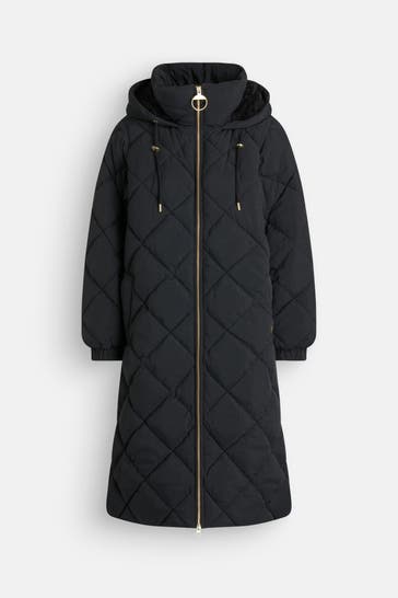 BARBOUR Steppmantel 'Kirkton' schwarz