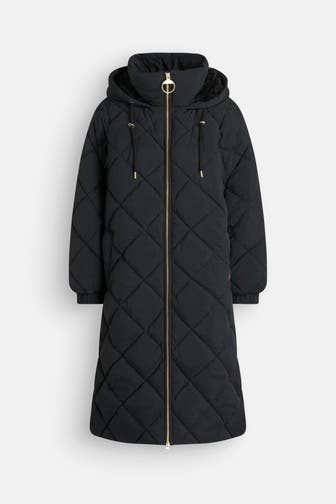 BARBOUR Steppmantel 'Kirkton' schwarz
