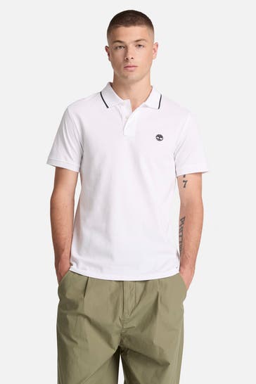 TIMBERLAND Polo-Shirt weiß