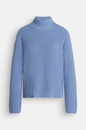 MARC O'POLO Strickpullover taubenblau