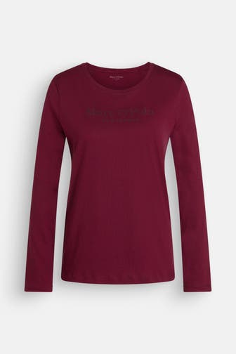 MARC O'POLO Longsleeve weinrot
