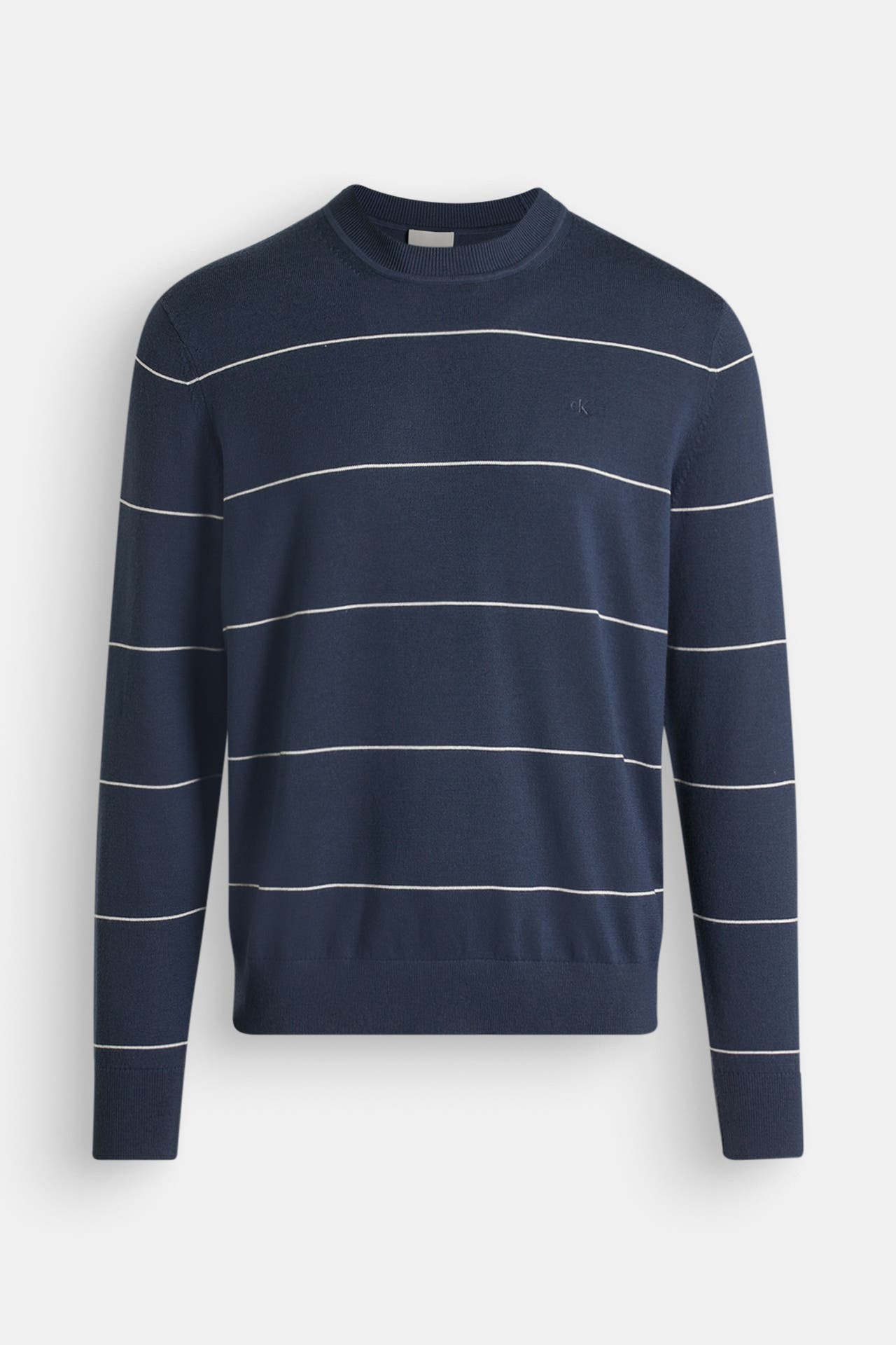 CALVIN KLEIN Wollpullover gestreift, Bild 1