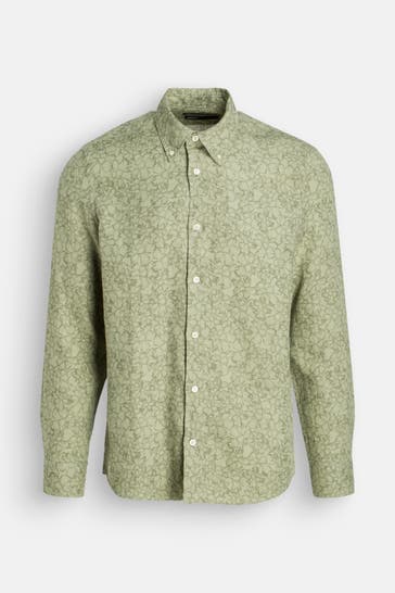 MARC O'POLO Leinenhemd Shaped Fit