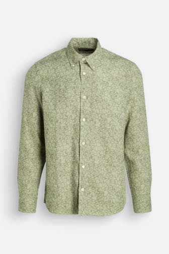 MARC O'POLO Leinenhemd Shaped Fit