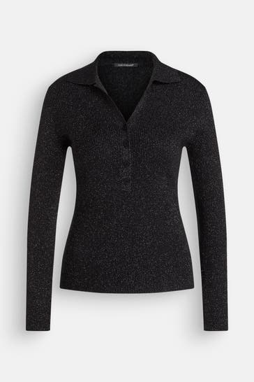 LUISA CERANO Strickpullover schwarz
