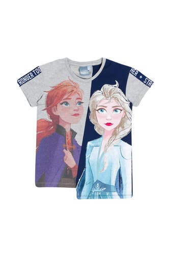 DESIGUAL KIDS T-Shirt 'Sisters' gemustert