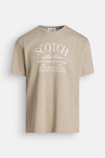 SCOTCH & SODA T-Shirt beige