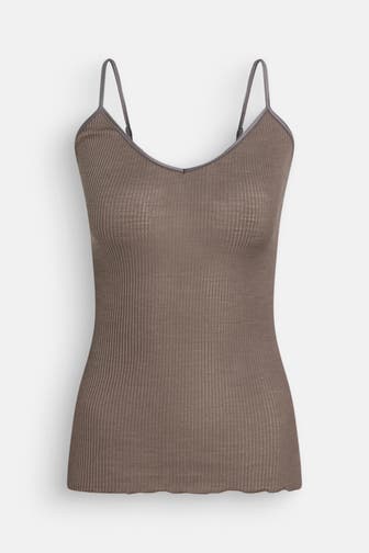 ROSEMUNDE Seidenmix-Top braun