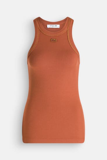 LACOSTE - Top terracotta