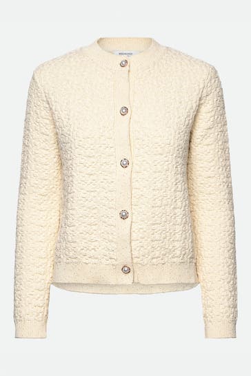 ROSEMUNDE Strickjacke ecru