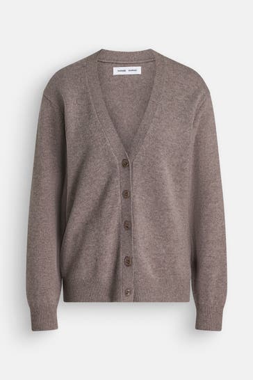 SAMSØE & SAMSØE Strickjacke 'Sacharlotte' taupe
