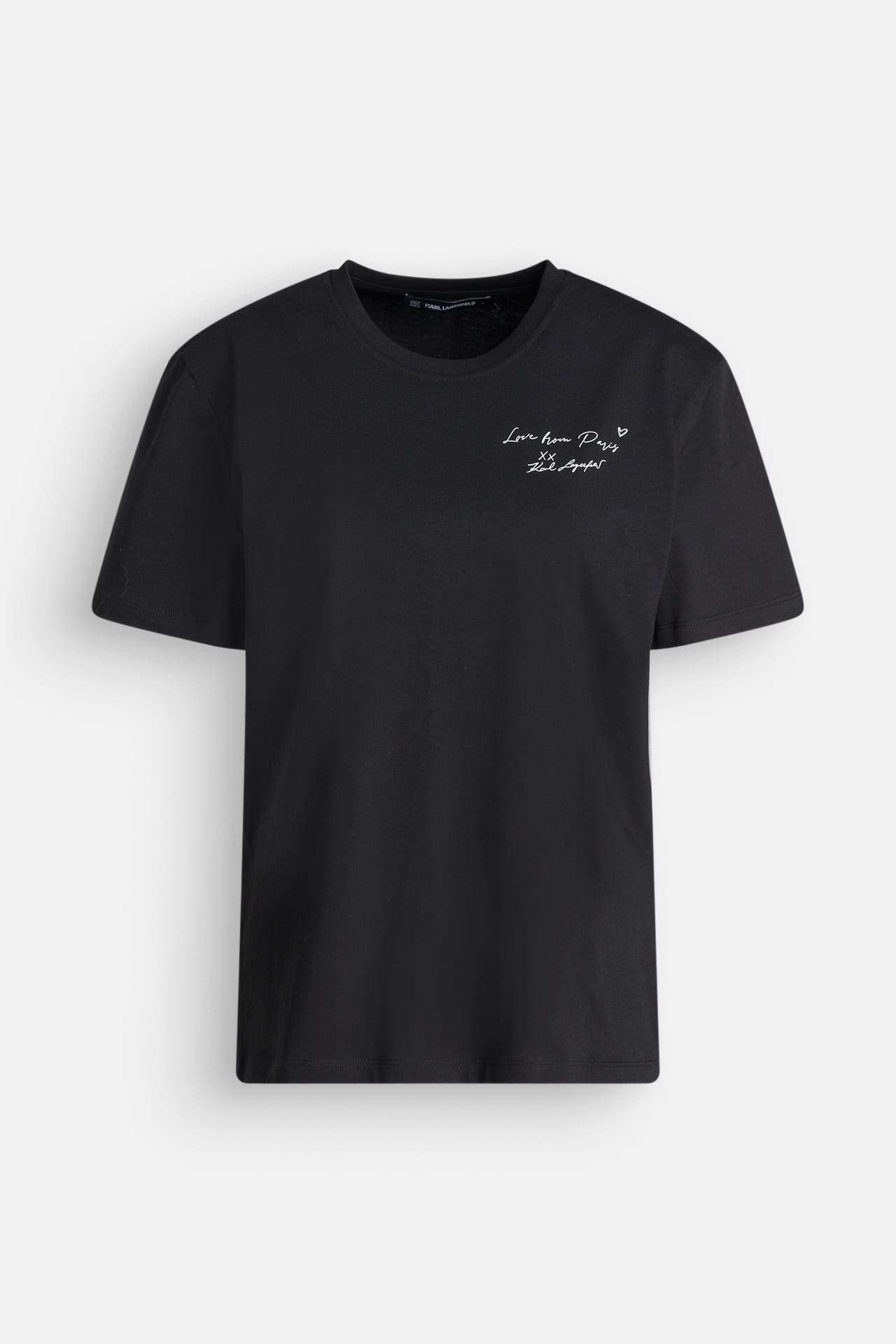 KARL LAGERFELD T-Shirt 'Paris Rhnstn Hvy' schwarz, Bild 1