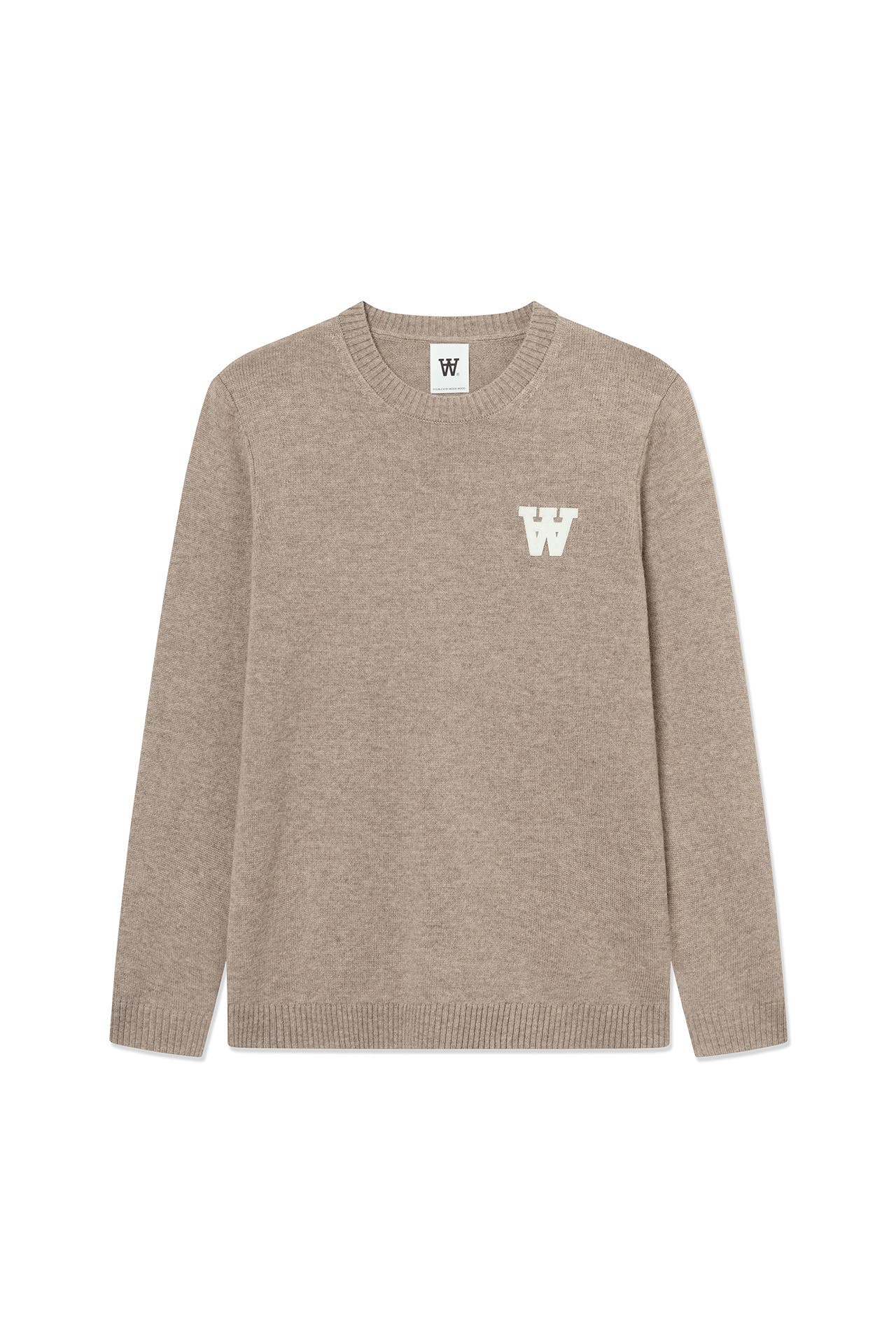 WOOD WOOD Strickpullover 'WWTay'hellbraun, Bild 1
