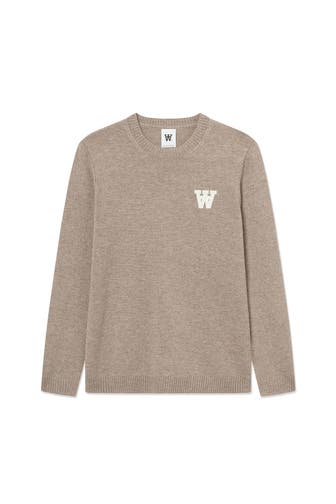 WOOD WOOD Strickpullover 'WWTay'hellbraun