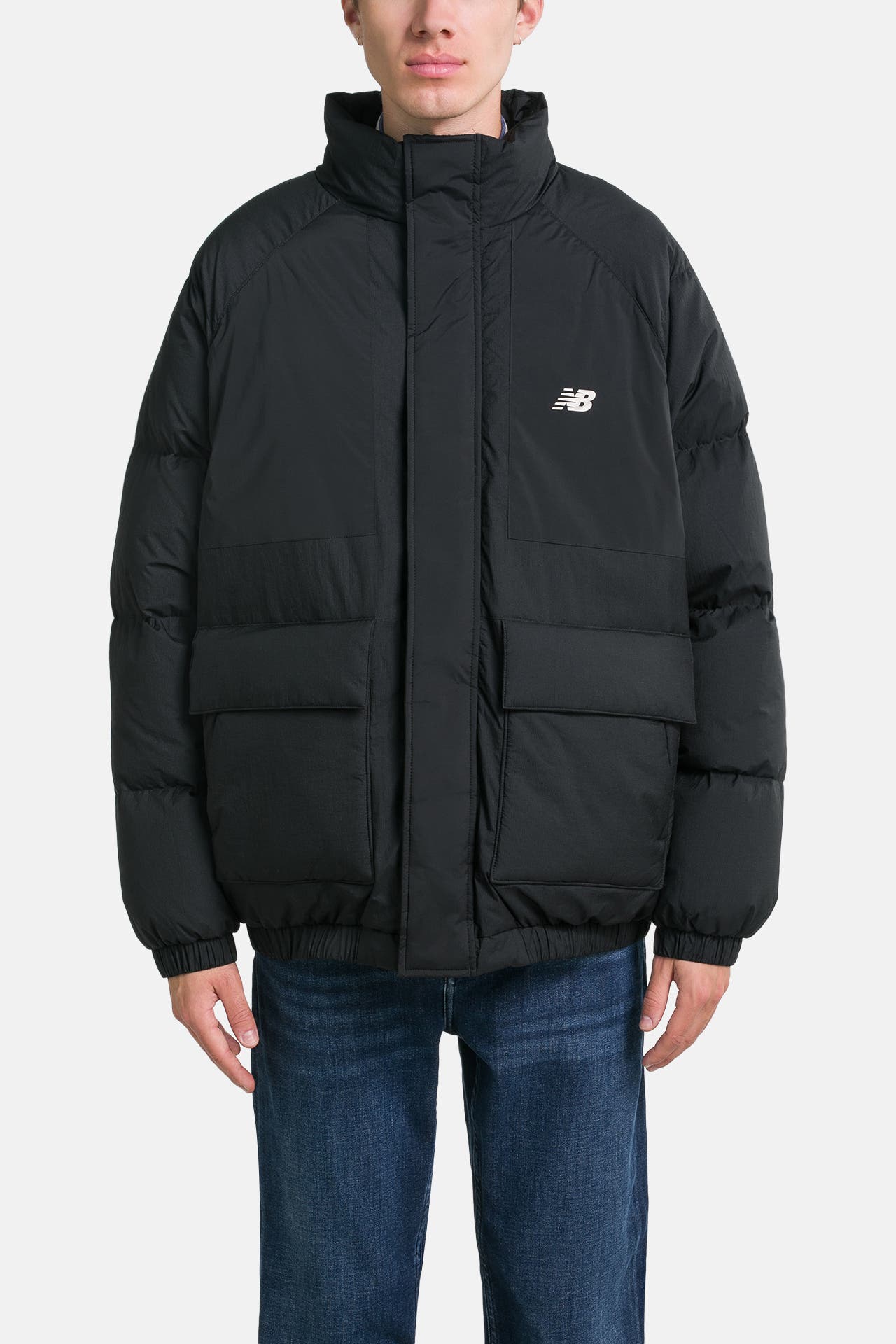 NEW BALANCE Daunenjacke schwarz, Bild 1