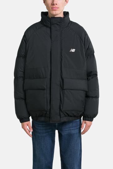 NEW BALANCE Daunenjacke schwarz