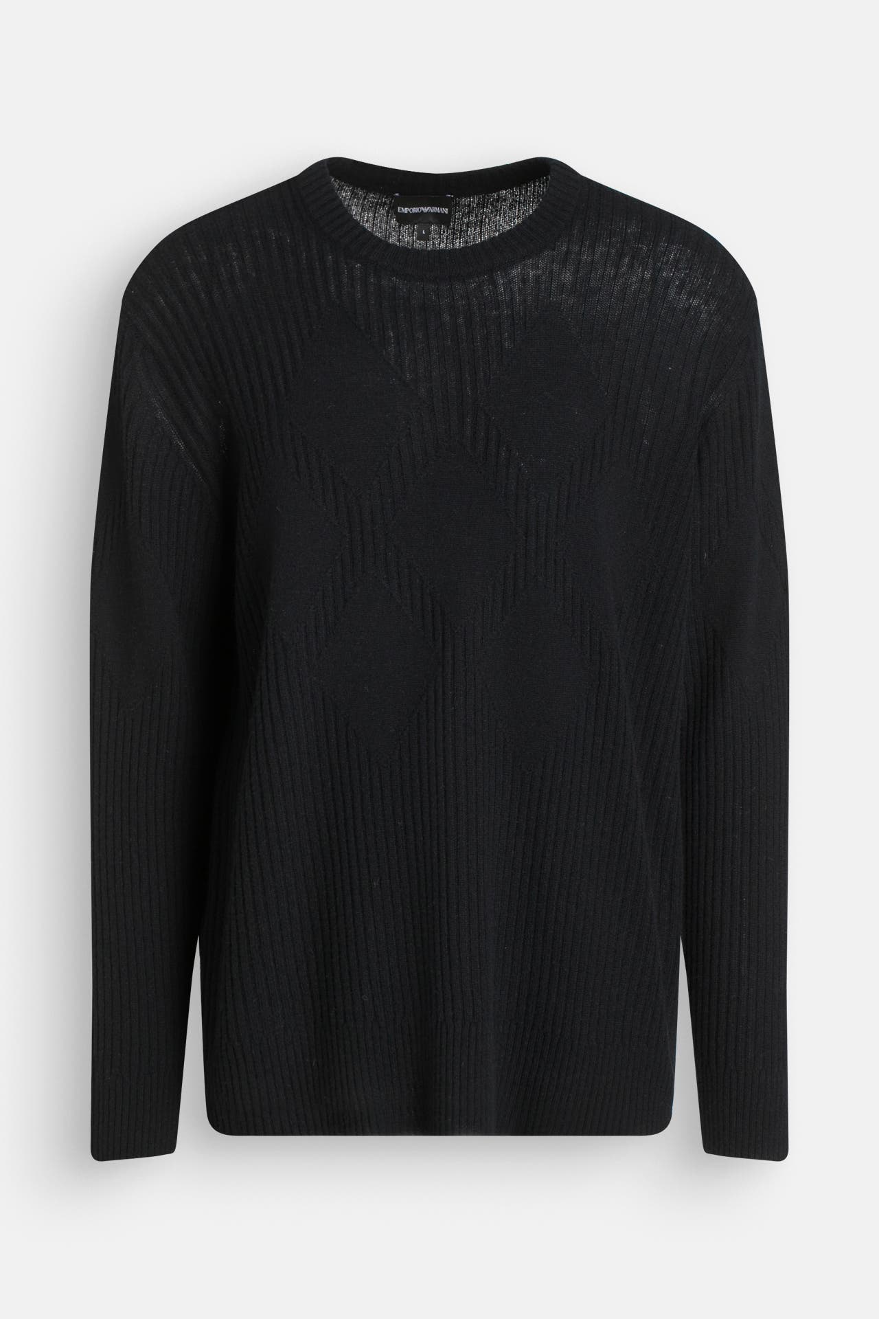 EMPORIO ARMANI Wollmix-Pullover schwarz, Bild 1