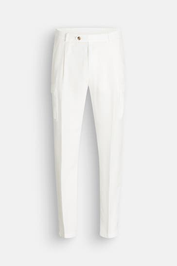 WINDSOR. Leinenhose 'Famo' weiß