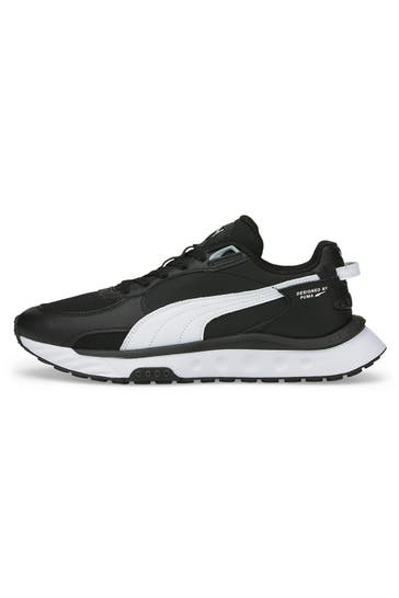 PUMA Sneaker 'Wild Rider Route' schwarz
