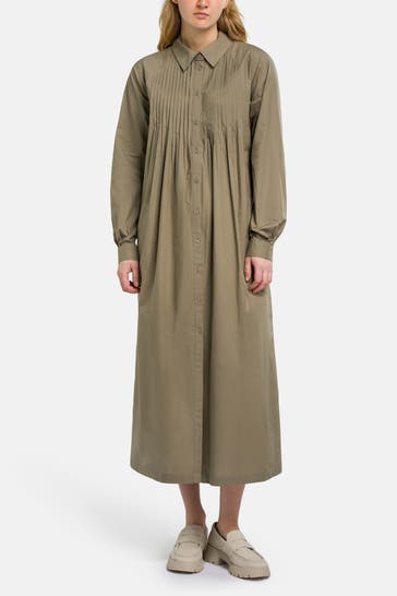 ILSE JACOBSEN Blusenkleid oliv