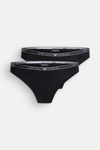 EMPORIO ARMANI 2er-Pack Slips schwarz