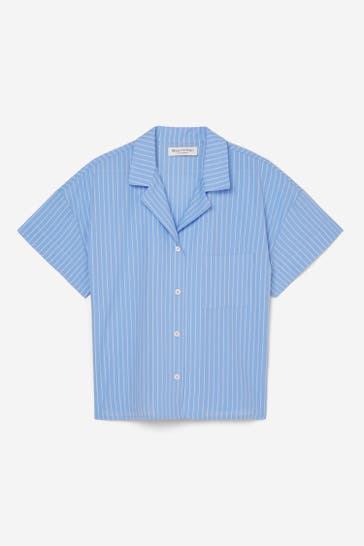 MARC O'POLO Kurzarmbluse gestreift