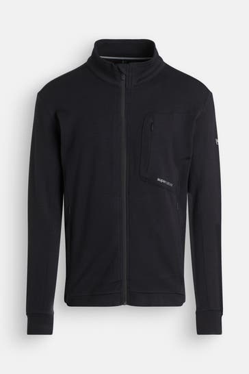 SUPER.NATURAL Fleecejacke schwarz
