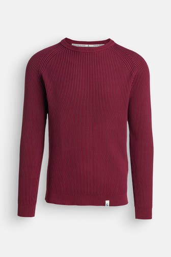 COLOURS & SONS Strickpullover dunkelrot