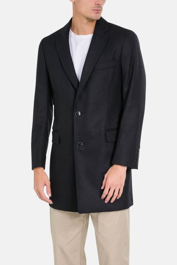 HACKETT Wollmantel nachtblau
