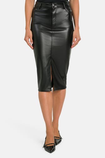 GUESS Bleistiftrock schwarz