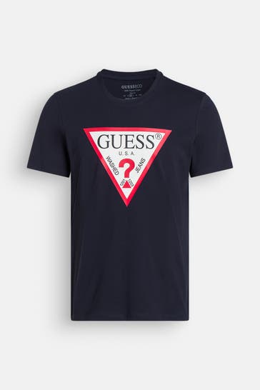 GUESS T-Shirt nachtblau