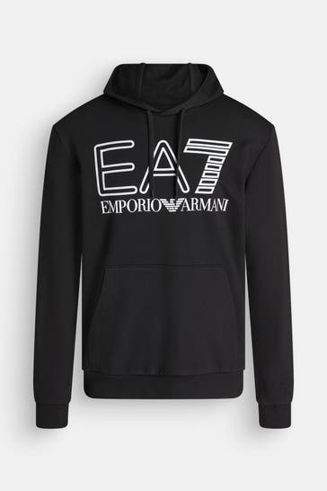 EA7 Hoodie schwarz