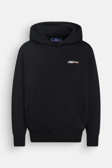 JACK & JONES Hoodie schwarz