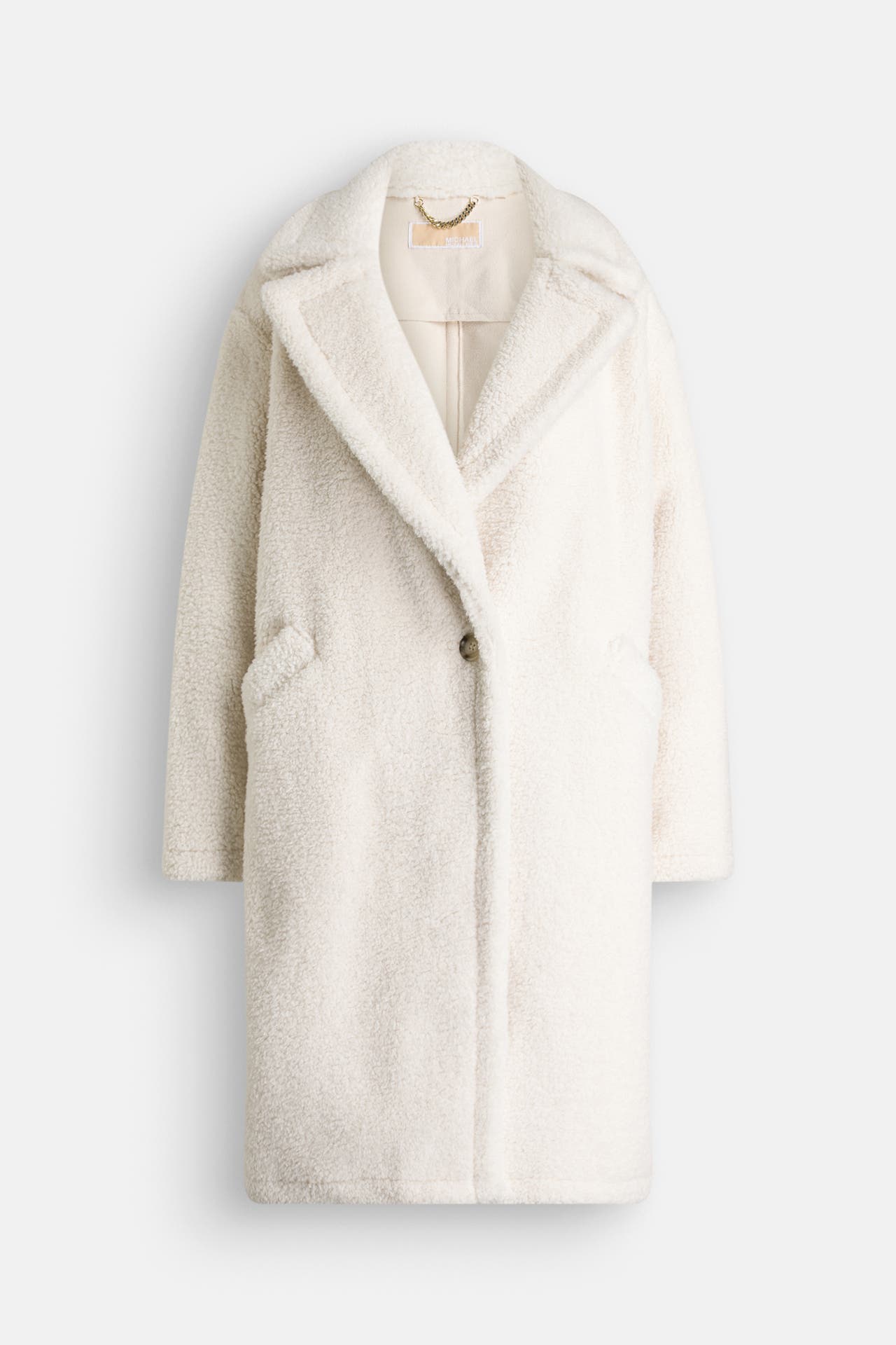 MICHAEL MICHAEL KORS Teddyfellmantel ecru, Bild 1