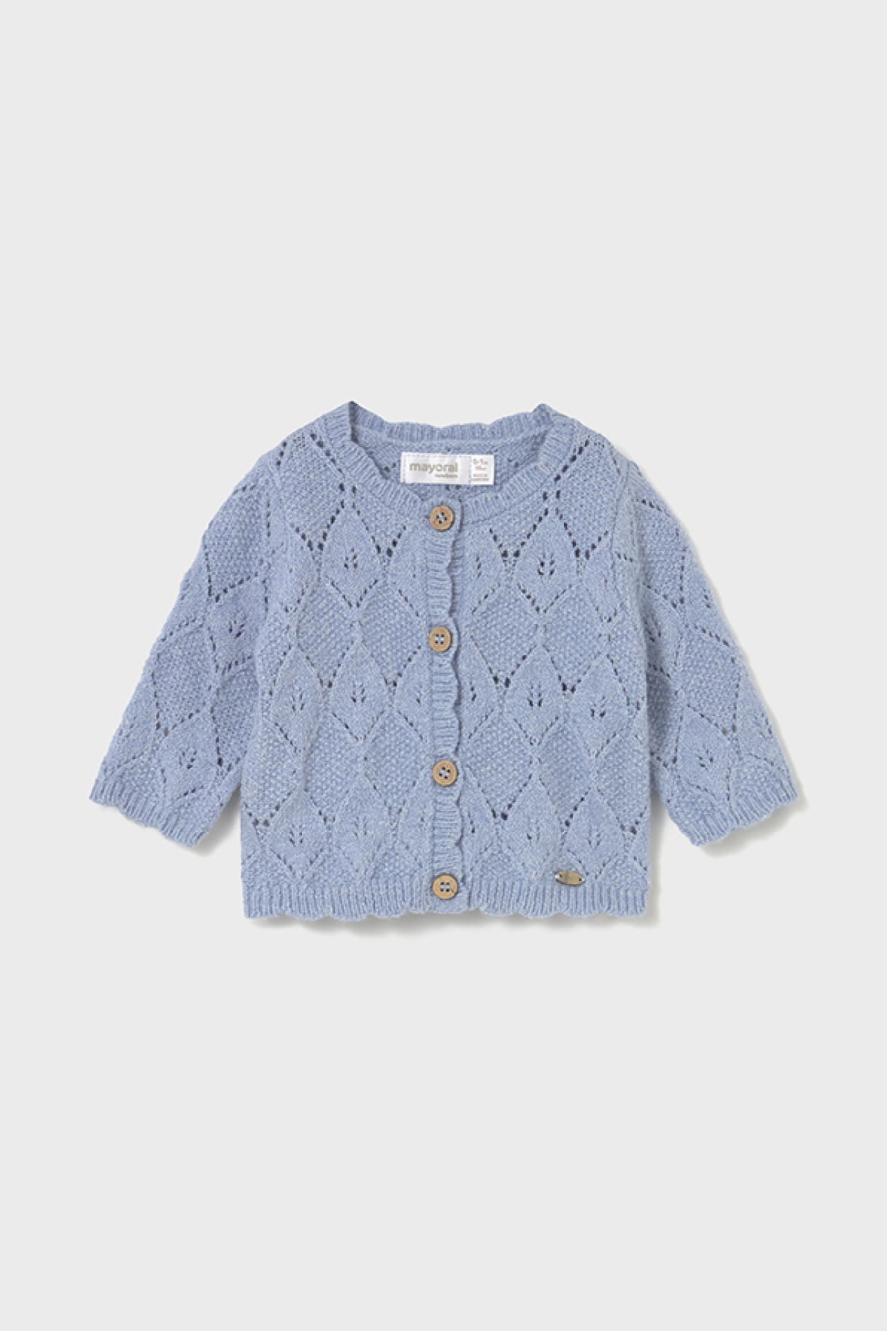 MAYORAL Strickpullover taubenblau, Bild 1
