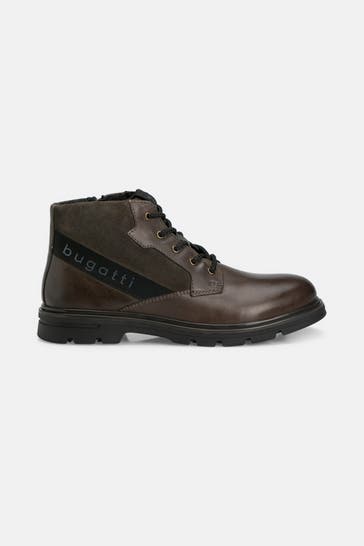 BUGATTI Schnürstiefel 'Rasmus' dunkelbraun