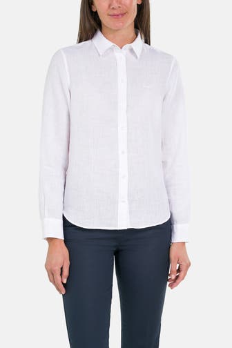 GANT Leinenbluse weiß