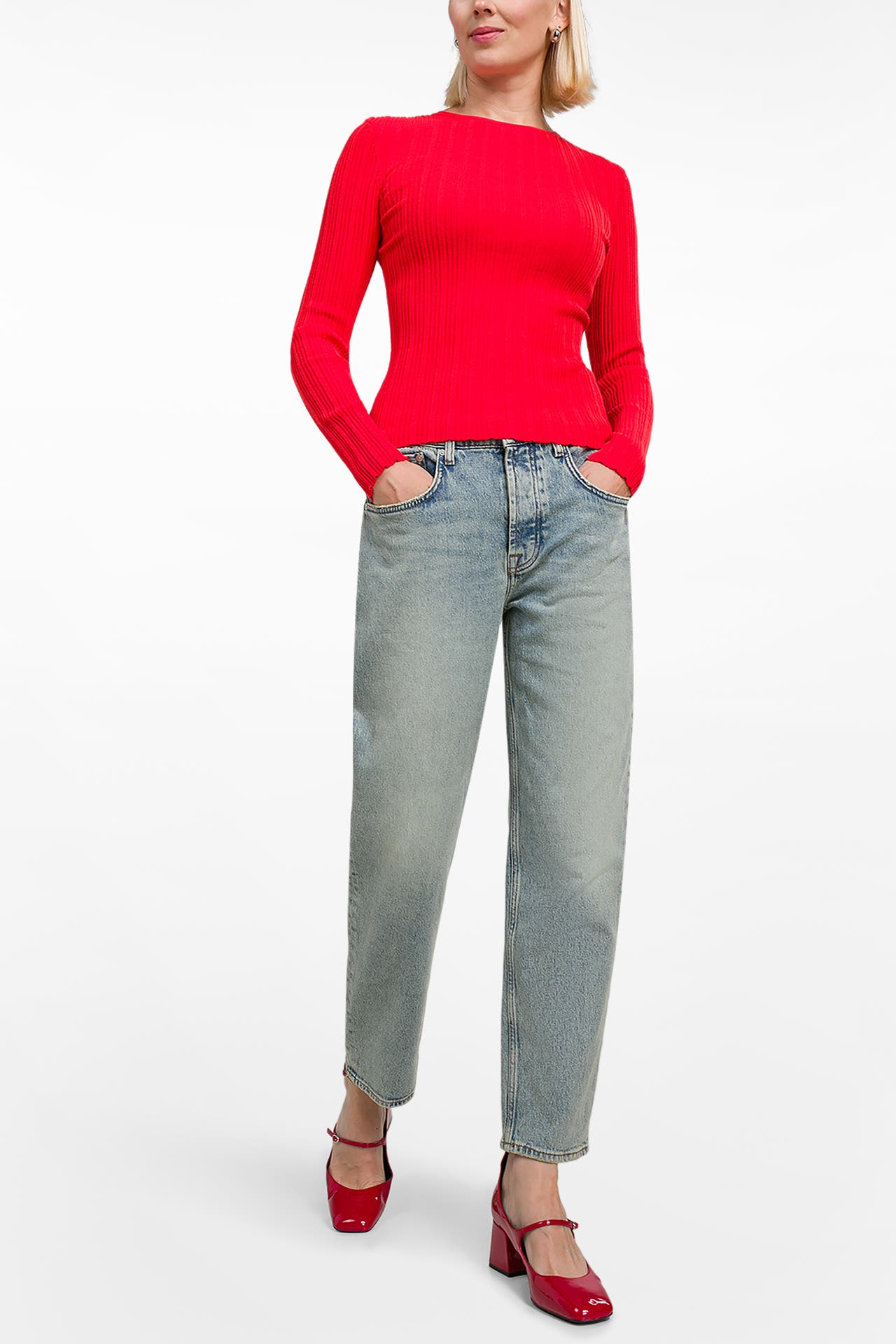 7 FOR ALL MANKIND Jeans blau boyfriend, Bild 1