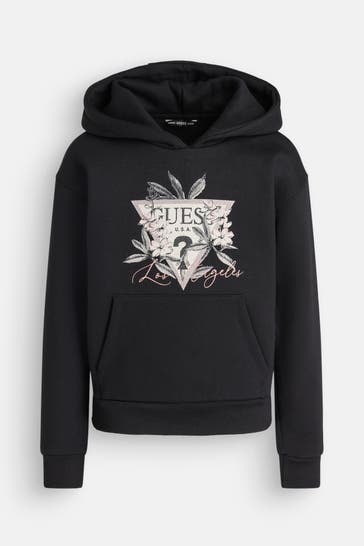 GUESS Hoodie schwarz