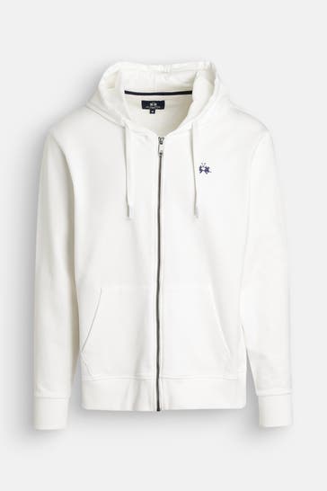LA MARTINA Sweatjacke weiß