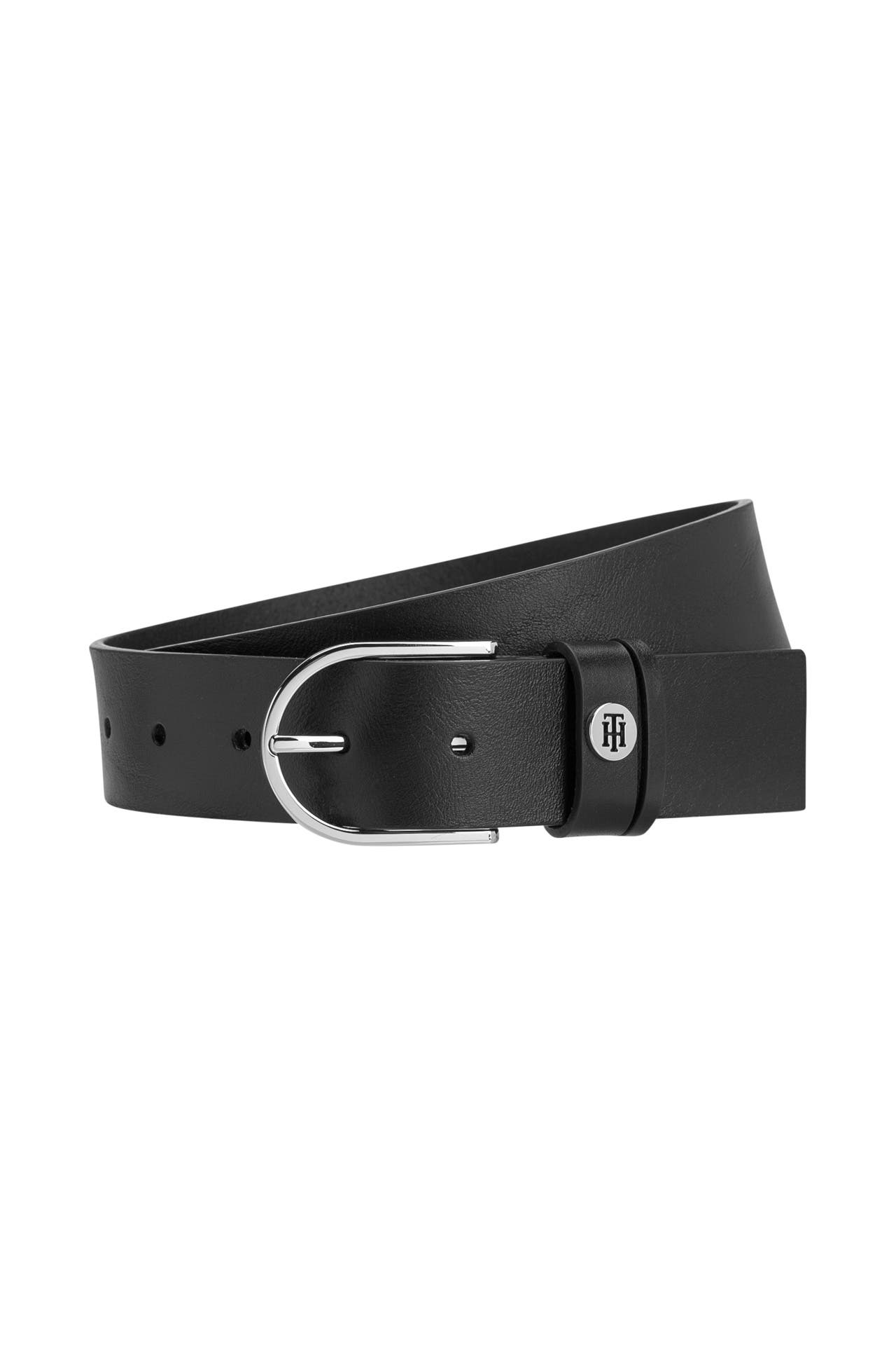 TOMMY HILFIGER Ledergürtel schwarz, Bild 1