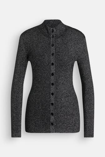 SAMSØE & SAMSØE Strickjacke schwarz
