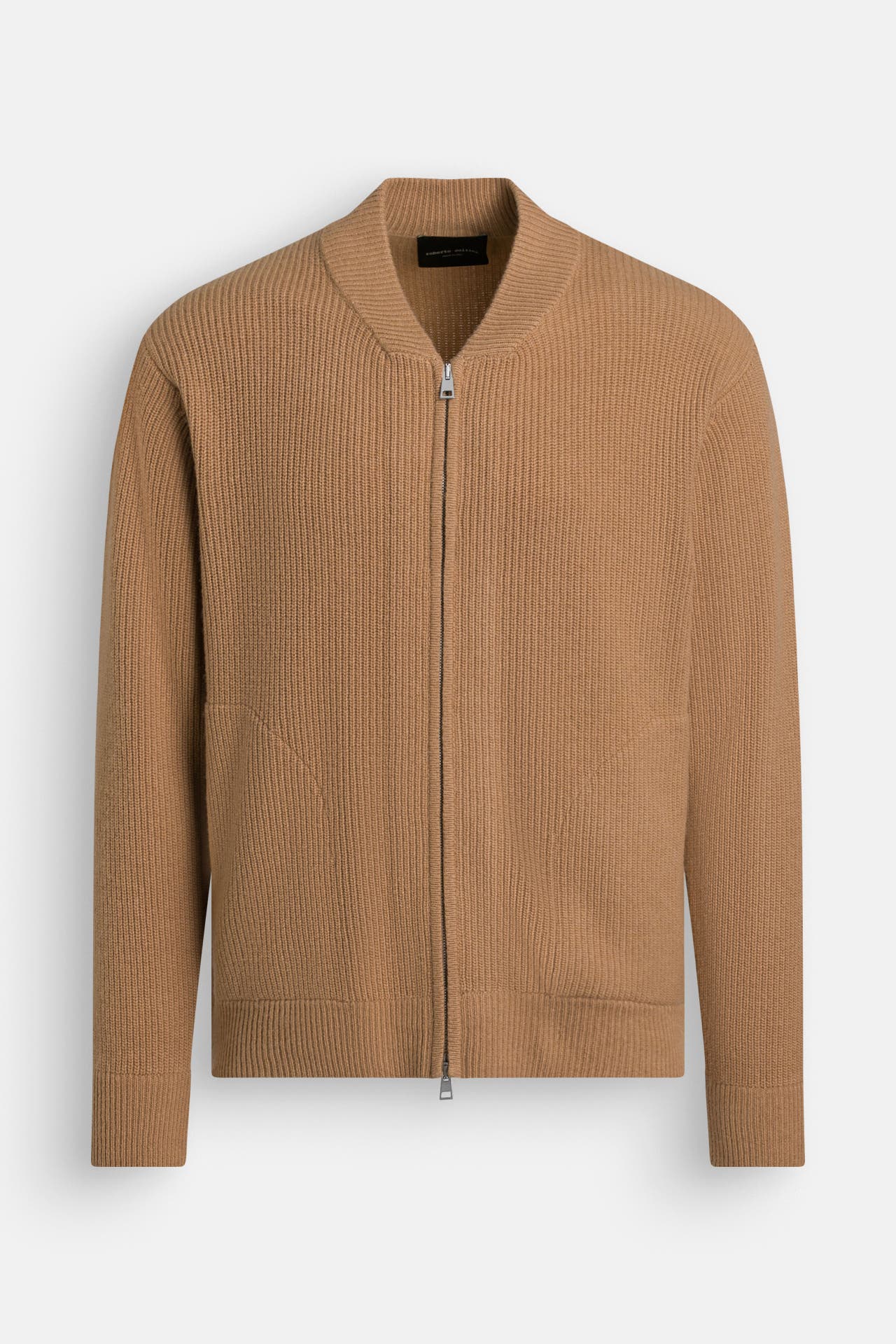 ROBERTO COLLINA Wolljacke camel, Bild 1