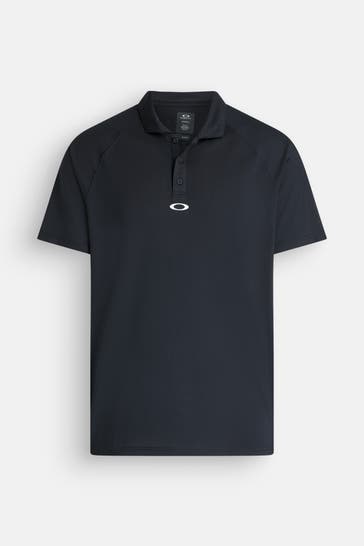 OAKLEY Polo-Shirt schwarz