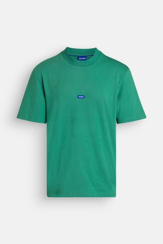 HUGO BLUE T-Shirt 'Nieros' smaragdgrün