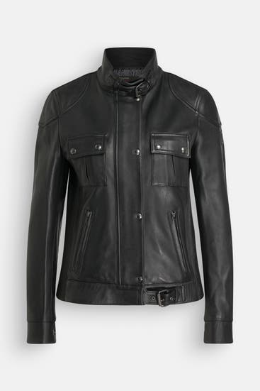 BELSTAFF - Lederjacke 'Gangster' schwarz