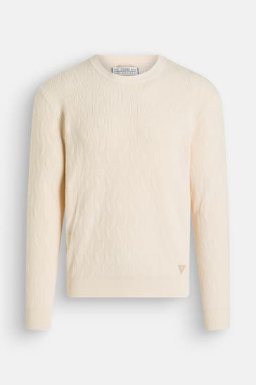 GUESS Strickpullover creme