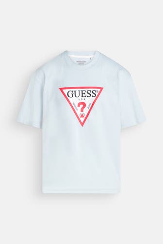 GUESS T-Shirt hellblau