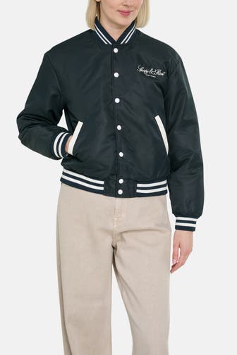 SPORTY & RICH Bomberjacke 'Wellness' dunkelblau
