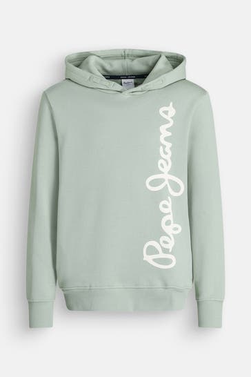 PEPE JEANS Hoodie 'Waldo' pastellgrün